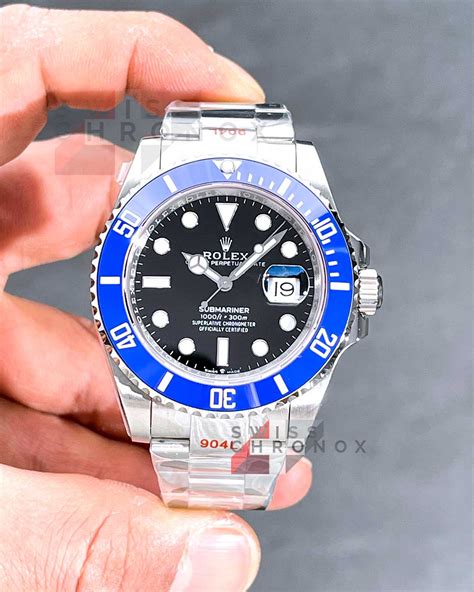 msrp rolex 18k and stainless steel blue submariner|rolex submariner 126619lb.